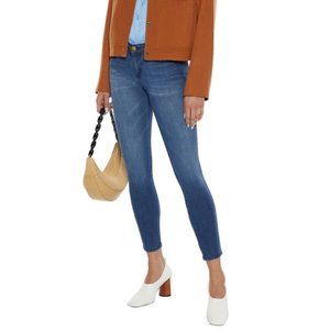Current/Elliott The Stiletto Mid Rise Cropped Fitted leg Skinny Jeans Size 27